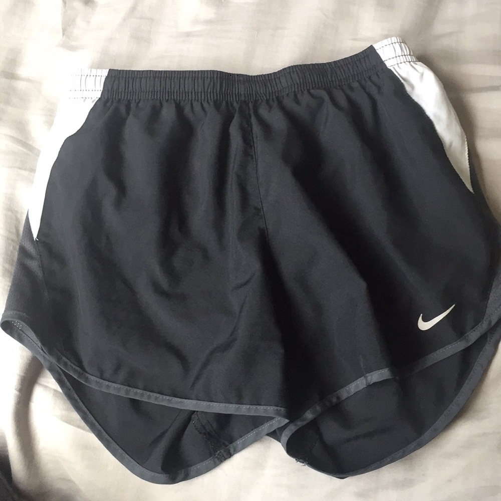 Black nike running shorts